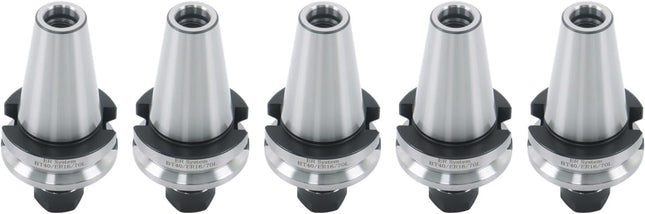 Findmall  5Pcs BT40 ER16 Collet Chuck Extension Length of 2.75 Inches | For Fine Detail Cutting and Other CNC Machining Operations