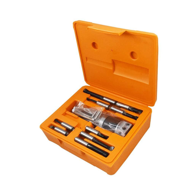 findmall 2" Boring Head R8 Shank Boring Tool Set, 9pcs 1/2" Carbide Boring Bar Set Milling Fit for Milling Machine, Thread 7/16-20"