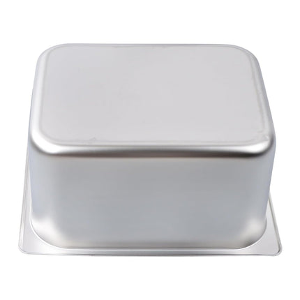 Findmall 4 Set Stainless Steel Steam Table Pan 1/2 Size X 6 Inch Deep Hotel Pans for Home, Party, Restaurant and Hotel