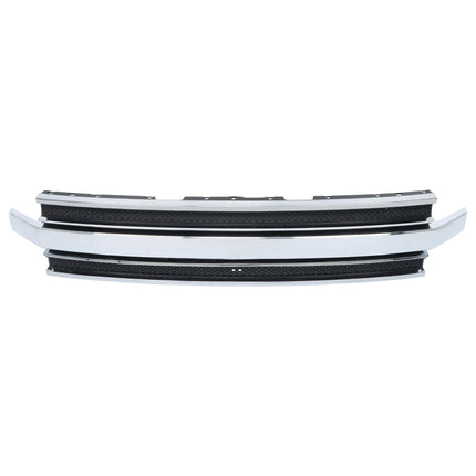 Findmall Front Grille Upper Black with Chrome Molding Replacement for Flex 2013-2019