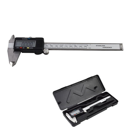 Findmall Electronic Digital Caliper Stainless Steel Body with Large LCD Screen 0-6 Inches Inch/Millimeter