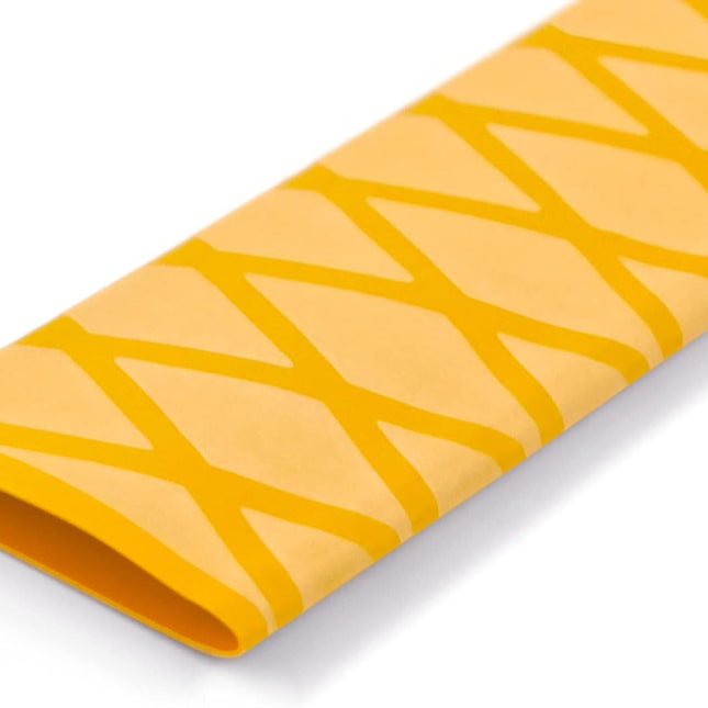 Findmall Yellow Heat Shrink Wrap Tubing 39" Length, 1.38" Diameter Heat Shrink Tube for Rod Grips and Handle Protection