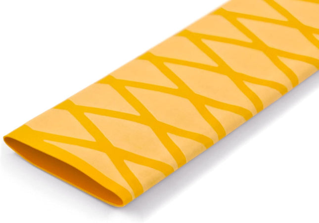 Findmall Yellow Heat Shrink Wrap Tubing 39" Length, 1.38" Diameter Heat Shrink Tube for Rod Grips and Handle Protection