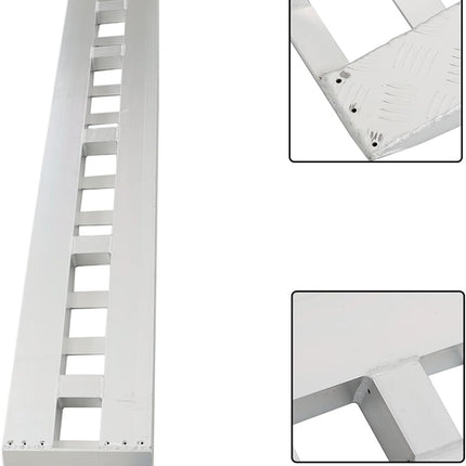 84x14 inch Trailer Ramps 6000LBS Hook Aluminum Ramps