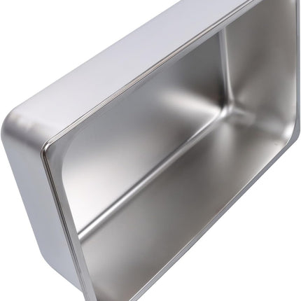 Findmall 2 Set Stainless Steel Hotel Pan 6 Inch Deep Full Size | Steam Table Pans, for Steam Tables, Restaurants, Catering and Industrial Use