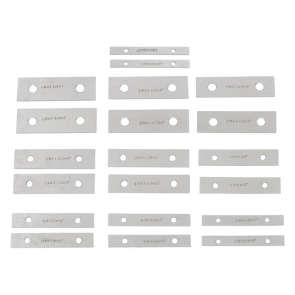 Findmall 10 Pair 1/8" x 5" Precision Steel Parallel Set with 1-2-3 Blocks, Hardened Tool Steel Machinist Gauge Set, 0.0003" Parallelism for Milling & Inspection