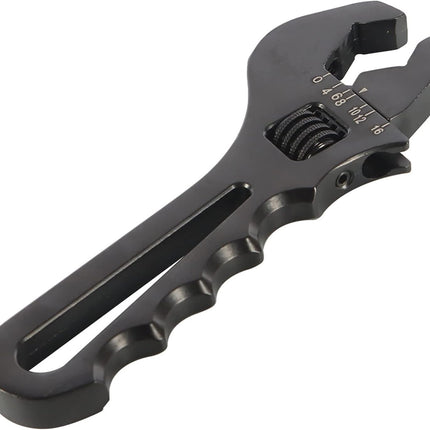 3AN-16AN Adjustable Wrench Black Aluminum Tool Spanner for Hose End Fitting