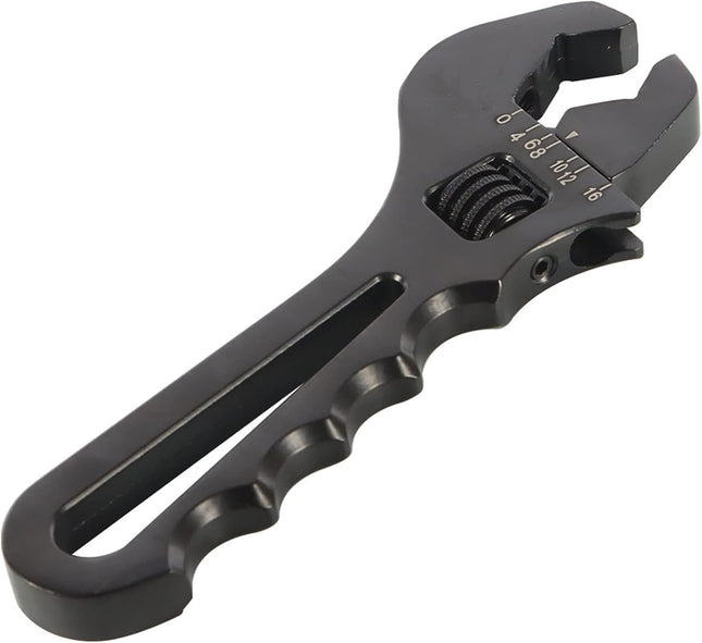 3AN-16AN Adjustable Wrench Black Aluminum Tool Spanner for Hose End Fitting