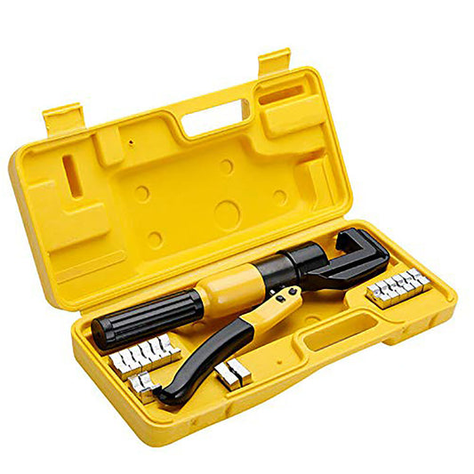 Findmall 6Mt Hydraulic Crimping Tool Wire Battery Cable Lug Terminal Crimper