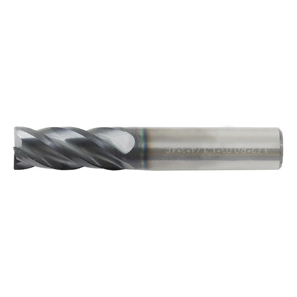 1PCS 1/2 Inch 4 Flute Helix Carbide End Mill Fit for Machining Flat Surfaces Steps Grooves Formed Surfaces and Cutting Workpieces on Milling Machines