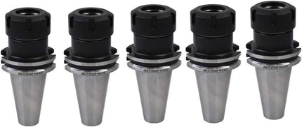 Findmall 5Pcs Collet Set CAT40 ER32 Collet Chuck Tooling Fit for CNC Engraving Machine and Milling Lathe Tool