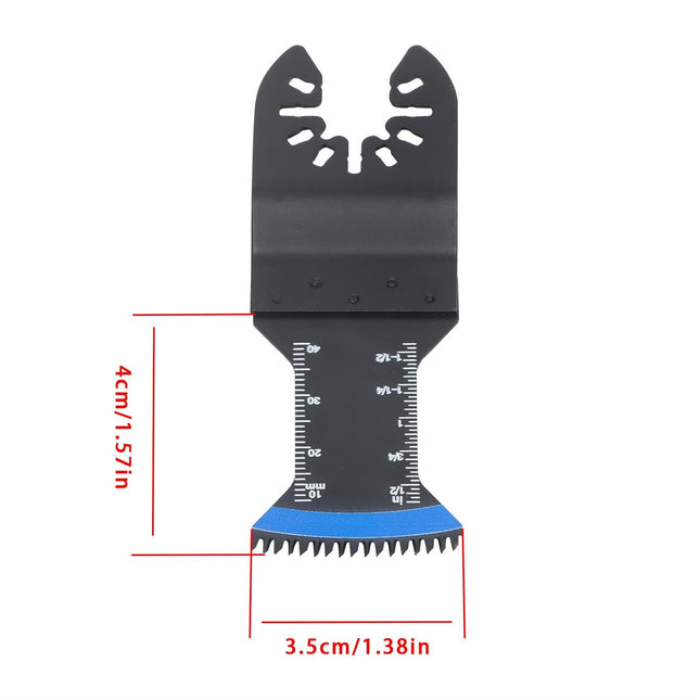 Findmall 20 Piece Set of Oscillating Curved Blade Saw Blades Fit for Cutting Wood, Plastic, and Metal