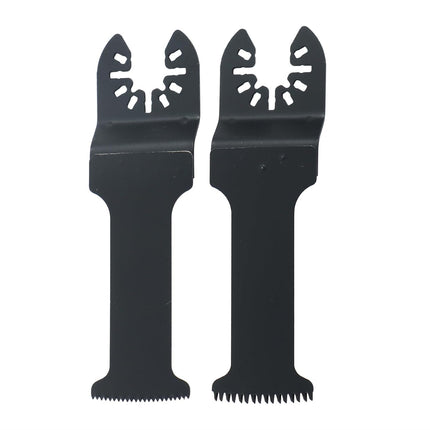 Findmall 15Pcs Extended Shock Tool Saw Blade Curved Tooth Oscillating Saw Blades Set Fit for Cutting Wood, Plastic, and Metal