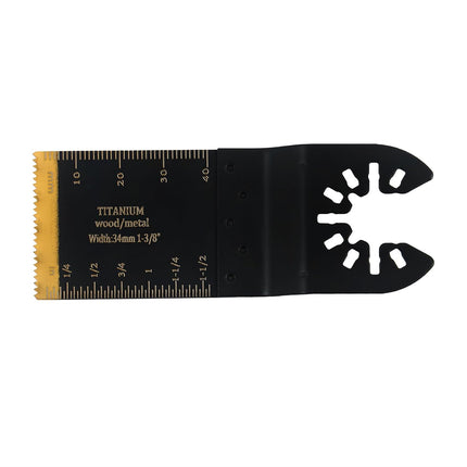 Findmall 20PCS Titanium Coated Oscillating Saw Blades (34mm / 44mm) for Metal, Wood and Plastic