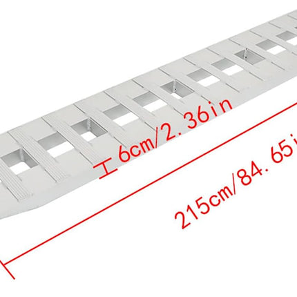 84x14 inch Trailer Ramps 6000LBS Hook Aluminum Ramps
