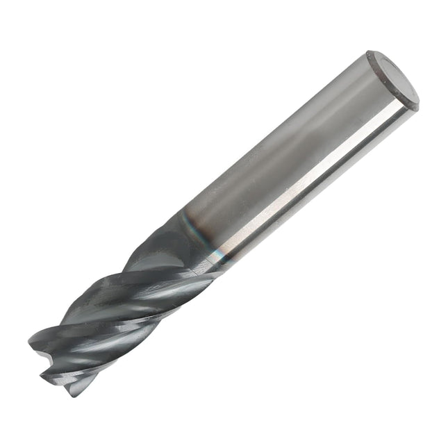 1PCS 1/2 Inch 4 Flute Helix Carbide End Mill Fit for Machining Flat Surfaces Steps Grooves Formed Surfaces and Cutting Workpieces on Milling Machines