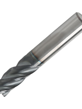 1PCS 1/2 Inch 4 Flute Helix Carbide End Mill Fit for Machining Flat Surfaces Steps Grooves Formed Surfaces and Cutting Workpieces on Milling Machines