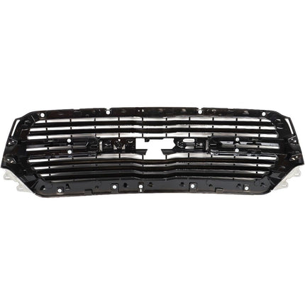 Findmall Front Bumper Mesh Grille Assembly Bright Black Frame without Mesh Base Replacement for R-a-m 1500 2019-2022