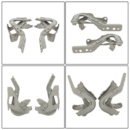 Front Left and Right Hood Hinge Set Steel Replacement for HR-V 2023-2024 Replacement for HO1236166 HO1236165