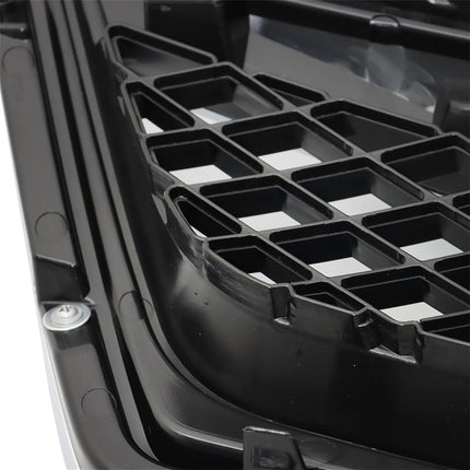 Findmall Front Upper Grille for 2010-2012 Subaru Legacy, Chrome Frame with Black Insert