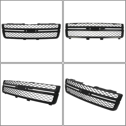 Findmall Matte Black Front Bumper Grille Replacement for Silverado 2500HD and 3500HD 2011-2014 20966058 GM1200639