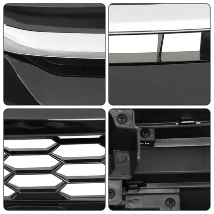 Findmall Front Bumper Grille Honeycomb Mesh Replacement for CRV 2015 2016