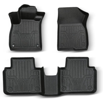 Findmall 3PCS Floor Mats Liner Black TPE Replacement for Accord 2018-2022