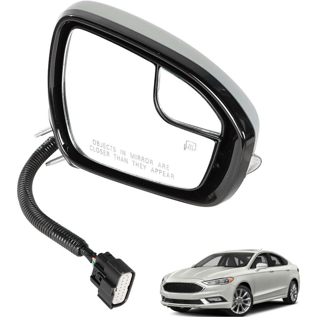 Findmall Side Mirror Assembly for 2015-2017 Fusion, Passenger Side, 11-Pin