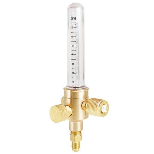 1/4" SAE Flare Inlet and Outlet 50PSI 0-75CFH Nitrogen Flow Meter, Flow Output Provides Precision Gas Flow Control for Nitrogen-Purging Applications 0386-0849