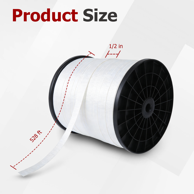 Findmall Polyester Pull Tape Flat Rope, Mule Tape Cable Pulling Tape for Electrical Wire Pulling, Gear Tightening, Cargo Securing & Outdoor Use