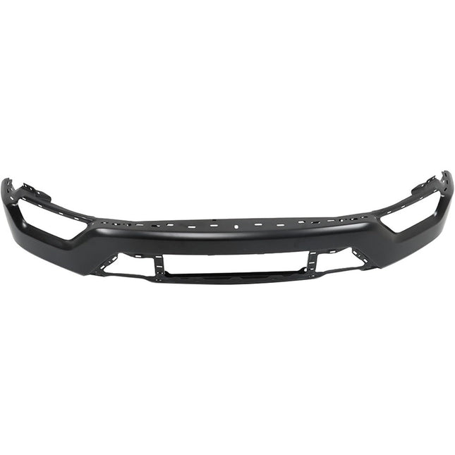 Findmall Black Steel Front Bumper Face Bar without Parking Sensor Holes Replacement for 2021-2023 Ford F-150, 17210132AD, AW67424
