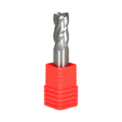 findmall 5/8 Inch Helix Carbide End Mill Tialn Coated 4 Flute 1-1/4 Inch Length of Cut Fit for Aluminum Cut Non-Ferrous Metal Upcut CNC Spiral Router Bit