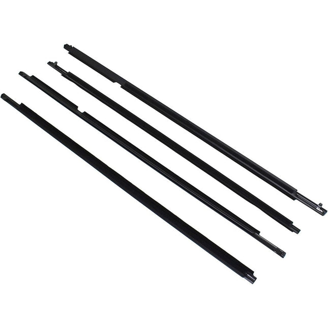 Findmall ABS Window Weatherstrip Molding Kit for 2008-2010 Toyota Highlander, 4-Piece