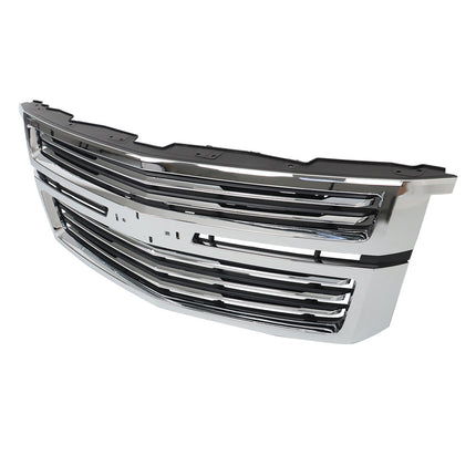 Findmall Chrome Front Upper Grille Replacement for Tahoe and Suburban 2015-2020