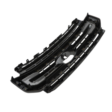 Findmall Front Upper Bumper Grille Matte Black with Straight Trim Replacement for F250 F350 Platinum Style 2020-2022 Replacement for LC3B8200HC5KBX LC3Z8200HA