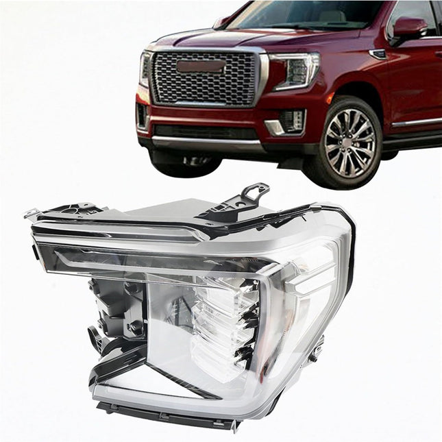 Findmall Headlight Assembly for 2021–2023 GMC Yukon SLE/SLT Front Left Driver Side, Replaces 84898699