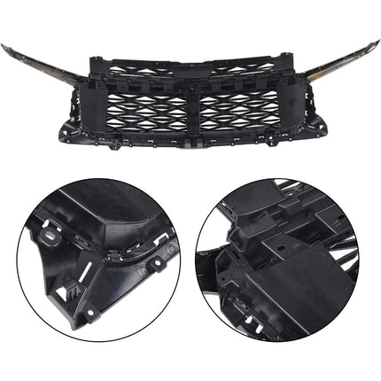 Findmall Black Front Upper Grille Molding Trim Replacement for Traverse Z71 2024-2026 26588990