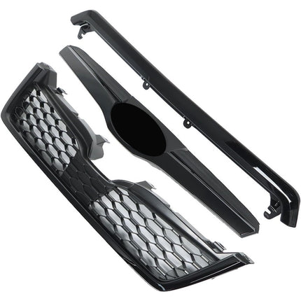 Findmall Front Upper Honeycomb Grille for 2014-2016 Subaru Forester, Gloss Black