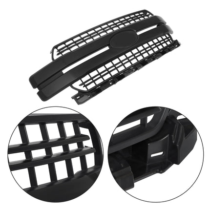 Findmall Front Grille Upper Matte Black Plastic Replacement for F150 Lariat 2018-2020 JL3Z8200GA FO1200654C