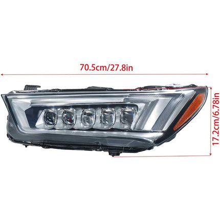 Findmall Headlight Assembly Pair Replacement for Acura MDX 2017-2020