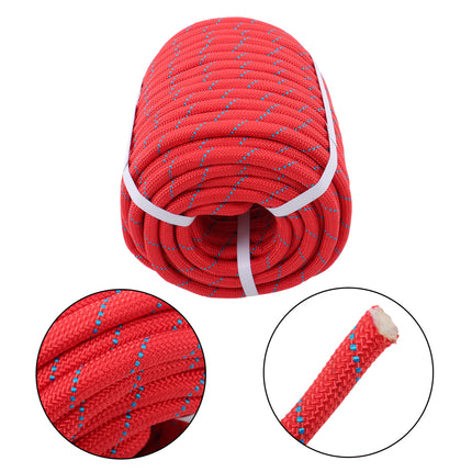 Findmall 1/2in x 125ft Strong Arborist Rigging Rope, 48-Strand Double Braid High Strength Polyester Rope for Towing, Rigging, Tree Work & Outdoor Use
