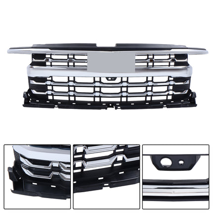 Findmall Chrome Front Upper Grille Replacement for Silverado 1500 LTZ 2022-2024