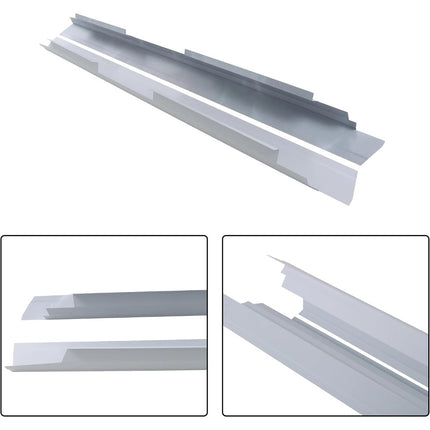 Findmall Outer Rocker Panel Pair for 2007-2017 Ford Expedition, Silver