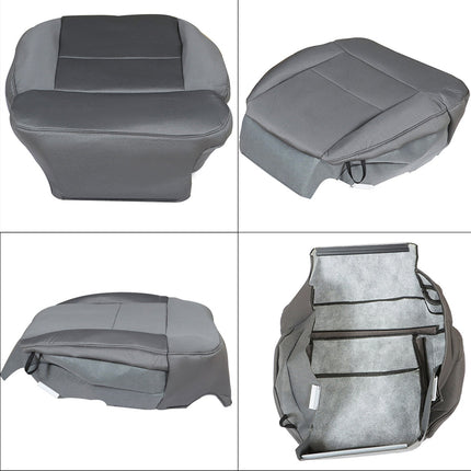 Findmall Gray Driver Side Cloth Seat Cover Replacement for 2004 2005 2006 2007 2008 F150 STX XL