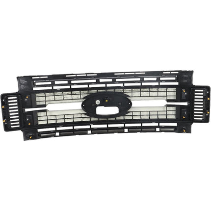 Findmall Front Bumper Upper Mesh Grill Grille Replacement for 2017-2019 F250 F350 HC3Z8200AC