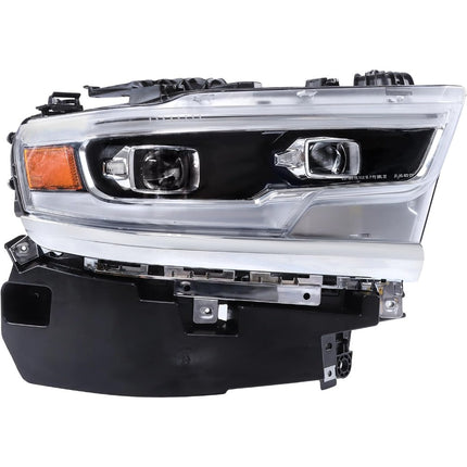 Findmall Headlights Assembly Replacement for Ram 1500 2019-2024 with AFS