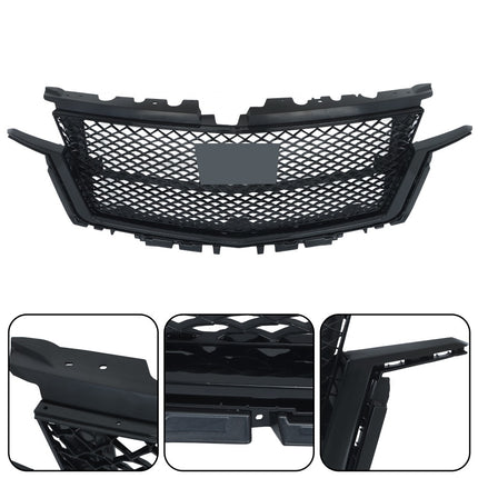 Findmall Black Honeycomb Front Grille with Camera Hole Replacement for Escalade and Escalade ESV 2021-2023 84830289