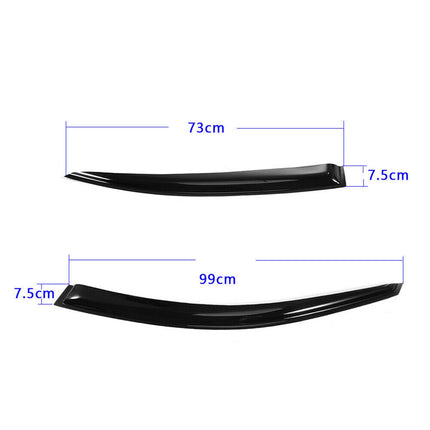 Findmall 4PCS Side Window Visor Vent Rain Guard Deflector Replacement for 2006-2012 Lexus IS250 IS350 ISF Sedan