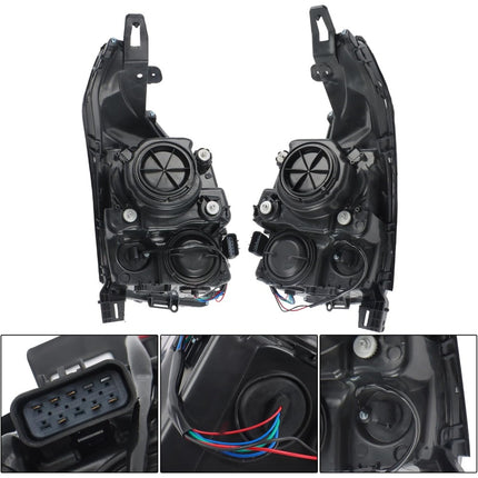 Findmall Headlights Assembly Replacement for SRX 2010-2016 22853872 22853873