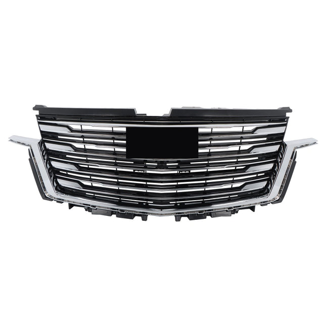 Findmall Silver Chrome Front Upper Grille with Camera Hole Replacement for Escalade and Escalade ESV 2021-2023